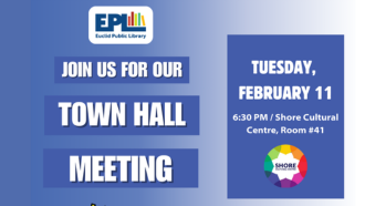 Join us for a Town Hall Meeting on Feb. 11 at 6:30 pm at the Shore Cultural Centre.